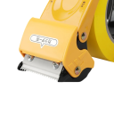 Dispensador manual de cinta adhesiva Soporte metálico para alta carga Corte y cierre automáticos Cierre efectivo de cajas Varias colores 3