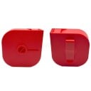 Dispensador portátil de parches para tiro 3,5 x 10 x 10 cm Soporte de polipropileno para etiquetas de cobertura con gancho para tiradores 11