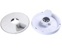 Dispenser automatico a batteria per cibo per animali domestici Scomparti per porzioni singole Display con pulsanti Plastica e acciaio inossidabile 32 2