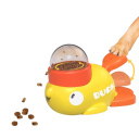 Dispenser de recompense pentru câini și pisici 24 x 12 cm Dispenser din plastic în formă de rață cu buton de activare 5