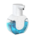 Dispenser de săpun inteligent fără atingere 420 ml USB-C montat pe perete Dispenser automat de spumă cu senzor de mișcare Dispozitiv de spălare pentru baie 3
