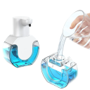 Dispenser di sapone intelligente senza contatto 420ml USB-C da parete Dispenser automatico di schiuma con sensore di movimento Dispositivo di pulizia per il bagno 2