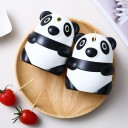 Dispenser pentru scobitori în formă de panda Suport cu cap detașabil și deschidere pentru scobitoare Plastic 11 x 7 cm Alb-negru Pentru bucătărie 4