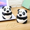 Dispenser per stuzzicadenti a forma di panda Supporto con testa removibile e apertura per stuzzicadenti Plastica 11 x 7 cm Bianco e nero Per la cucina 3