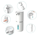 Dispenser senza contatto per sapone schiumoso 380ml ricaricabile USB Dispenser automatico con sensore IPX5 Dispenser elettrico per sapone 4 livelli di schiuma 2