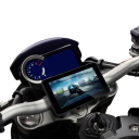 Display per motocicletta EKIY 5 pollici wireless CarPlay e Android Auto GPS navigazione Bluetooth removibile 14 x 8,1 cm nero per motocicletta 3