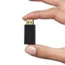 DisplayPort han til HDMI hun adapter til tilslutning af computer til skærm eller tv Opløsning op til 4K Ultra HD Kompakt sort design 4