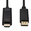 DisplayPort til HDMI-forbindelseskabel M/M 1,8 m 4
