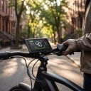 Displej LED pentru bicicletă Măsurarea vitezei și distanței Indicator de baterie și 5 trepte PAS Conector rezistent la apă 5pin Controler Negru 6
