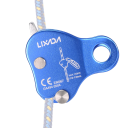 Dispositif d'assurage d'escalade 7,7 x 7,5 cm Alliage d'aluminium 7075 Pour corde de 8 à 13 mm Charge maximale 100 kg 4