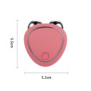 Dispositivo de lifting facial 5,5x5x2 cm Massagem de microcorrente contra rugas Firmar a pele Remoção de inchaços Rolo de massagem recarregável silicone/plástico 2