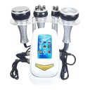 Dispositivo de radiofrecuencia 4v1 para el cuerpo ultrasonido 40 kHz calentamiento 45–65 °C regeneración de la piel 22,5 × 16 × 12,5 cm 1