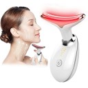 Dispositivo di Massaggio con Terapia a Luce Rossa Massaggiatore Multifunzionale Vibrazioni Ad Alta Frequenza 3 Modalità Luce Rossa Blu Verde Ricarica USB 2