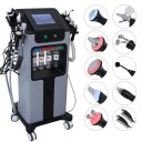 Dispozitiv cosmetic multifuncțional 12 în 1 îngrijire ultrasonică a feței cu capete și mască LED pentru curățarea și rejuvenarea pielii 3