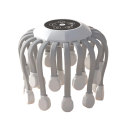 Dispozitiv electric de masaj pentru cap cu 20 de capete de masaj, 3 intensități, terapie prin vibrație, circumferință ajustabilă pentru capete de până la 60 cm 2