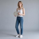 Disque de polissage diamanté 100 mm Étape 3 Pour le polissage à sec et à humide Liant en résine Velcro Orange Polissage du granit, du béton 9