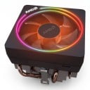 Dissipatore CPU AMD originale con ventola RGB retroilluminata TDP fino a 95 W 4pin Tubazioni termiche in rame Nero Per processori AMD Ryzen 3 5 7 e 9 3