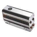 Dissipatore per disco SSD M.2 71 x 38 x 23 mm con display digitale della temperatura e doppio tubo di rame in colore argento per NVMe e NGFF 1
