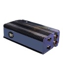 Dissipatore per disco SSD M.2 71 x 38 x 23 mm con display digitale della temperatura e doppio tubo di rame in colore argento per NVMe e NGFF 5