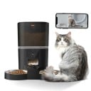 Distributeur automatique de croquettes à double compartiment 4 l Caméra pour surveiller et nourrir depuis le téléphone Portions de 50 à 100 g 1