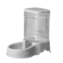 Distributeur automatique de nourriture pour chats 3,8 l Grand bol avec réservoir de nourriture Distribution autonome Nourriture pour animaux 2