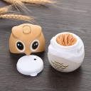 Distributeur de cure-dents en forme de hibou 3