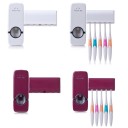 Distributeur de dentifrice et support de brosses à dents 2 pcs 2