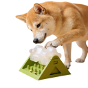 Distributeur de nourriture interactif pour chiens et chats 18 x 21 x 13 cm puzzle rotatif à 360° pour une alimentation lente et une stimulation 1