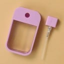 Distributeur de poche 45 ml 10 x 5,8 cm Flacon plat rechargeable avec spray pour la désinfection des cosmétiques à l’alcool Emballage de voyage 7