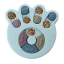 Distributeur interactif de croquettes pour chiens 23 cm Patte avec des plaques coulissantes Jouet pour alimentation lente et entraînement 1