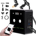 Distributore automatico per terrari con WiFi 84,5 mm ABS e rame nero con 2 ugelli per irrigazione e umidificazione delle piante 3