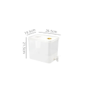 Distributore di bevande in plastica per frigorifero 10 l Brocca trasparente con rubinetto ermetico Grande contenitore per bevande fredde Box per festa al bar Frigorifero 3