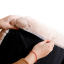 Divano per animali domestici 65 x 46 x 30 cm Letto in peluche con imbottitura in cotone PP Comoda e morbida poltrona per cani e gatti 3