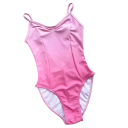 Dívčí baletní dres na úzká ramínka s ombré barevným přechodem, taneční trikot z nylonu, na balet, gymnastiku a taneční výuku 10