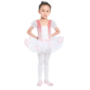 Dívčí baletní šaty tutu s krátkými rukávy a šněrováním na živůtku, materiál bavlna, polyester a elastan, na taneční vystoupení 5