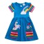 Dívčí barevné šaty N80 3