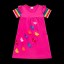 Dívčí barevné šaty N80 13