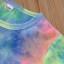 Dívčí barevné tričko a kraťasy L1296 2