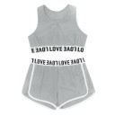 Dívčí crop top a kraťasy L1294 5