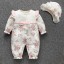 Dívčí kojenecký overal s čepicí T2607 5