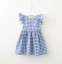 Dívčí kostkované šaty N71 2