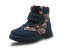 Dívčí kotníkové boty s květy 9