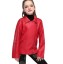 Dívčí kožená bunda - Červená 1