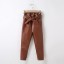 Dívčí kožené kalhoty T2455 5