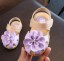 Dívčí sandále s květem 8