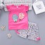 Dívčí set - Tričko s lízátky a kraťasy s květinami J2493 1