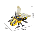 Divertente assemblaggio 3D 6 x 8,8 x 10,7 cm Calabrone 150 pezzi Micro costruzione per bambini dai 9 anni Insetti animali Mini blocchi Giocattolo 2