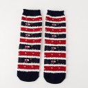 Divertidos calcetines navideños de algodón con coloridos motivos invernales Calcetines cómodos para días festivos Tamaño universal El paquete 15