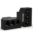 Divisor para cabo telefónico RJ11 1-3 portas 1