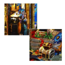 DIY 3D Dollhouse 11 x 18.2 x 27 cm Wooden Construction Kit with LED Lighting and Furniture Miniature Model Hand Assembly Decoration 3